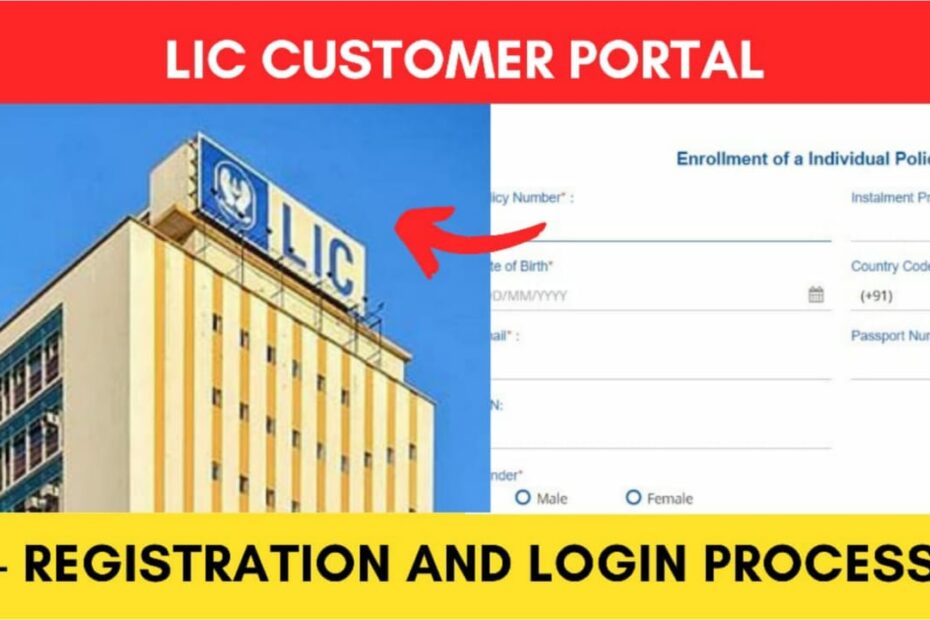 lic customer portal reg and login