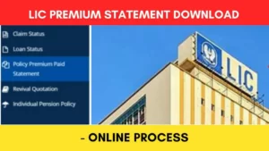 lic policy premium statement download