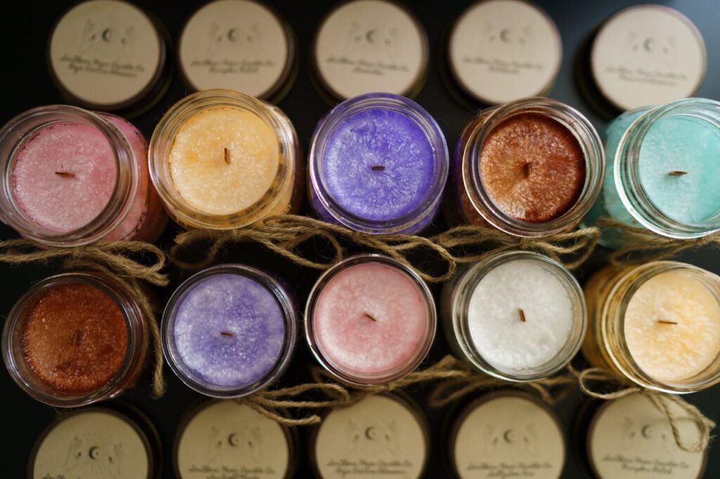 Colored candles