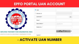 Activate UAN number EPFO