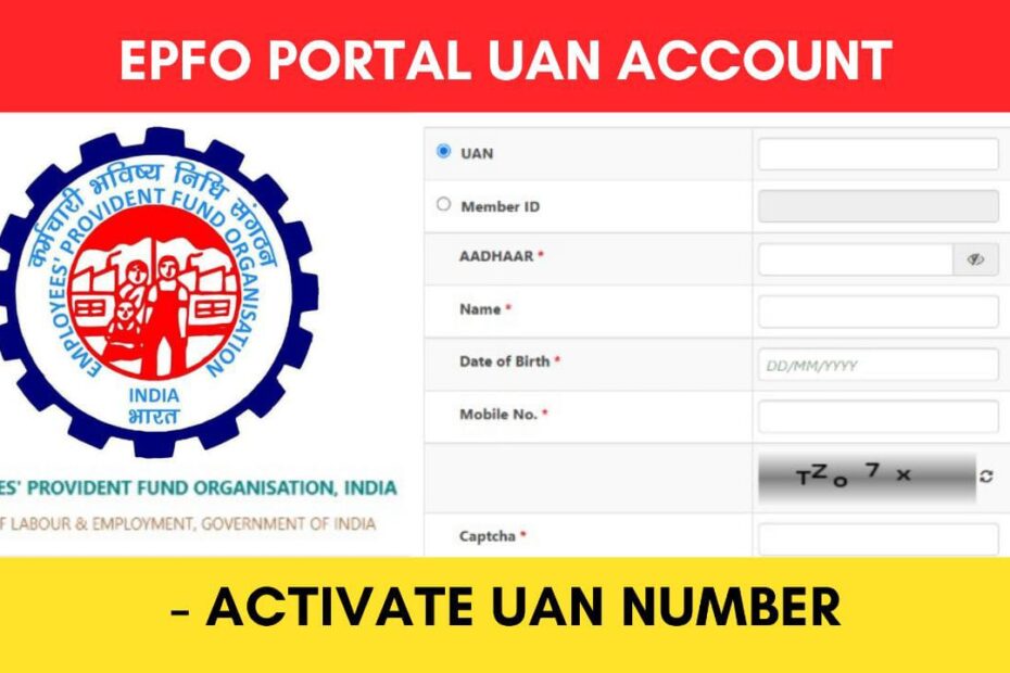 Activate UAN number EPFO