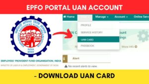 Download UAN card online process