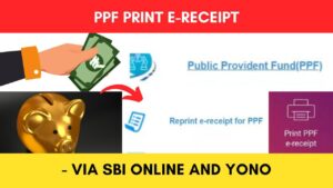 PPF payment receipt online download
