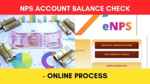 check NPS account balance online