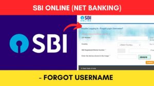 Forgot Username SBI
