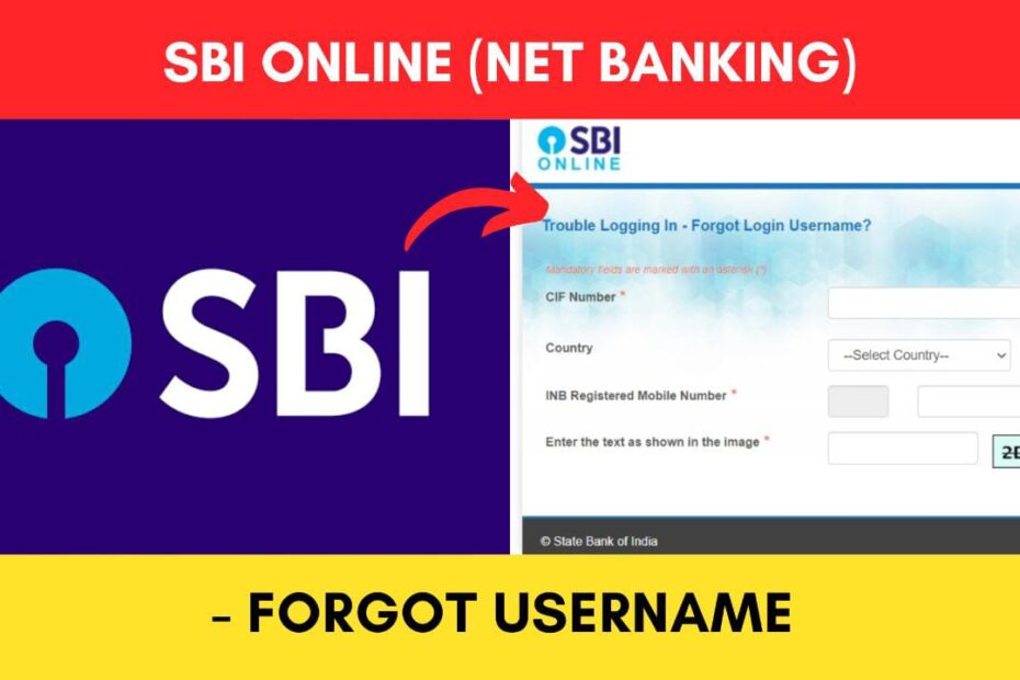 Forgot Username SBI