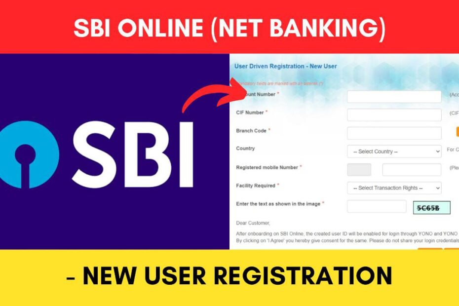 SBI New user registration