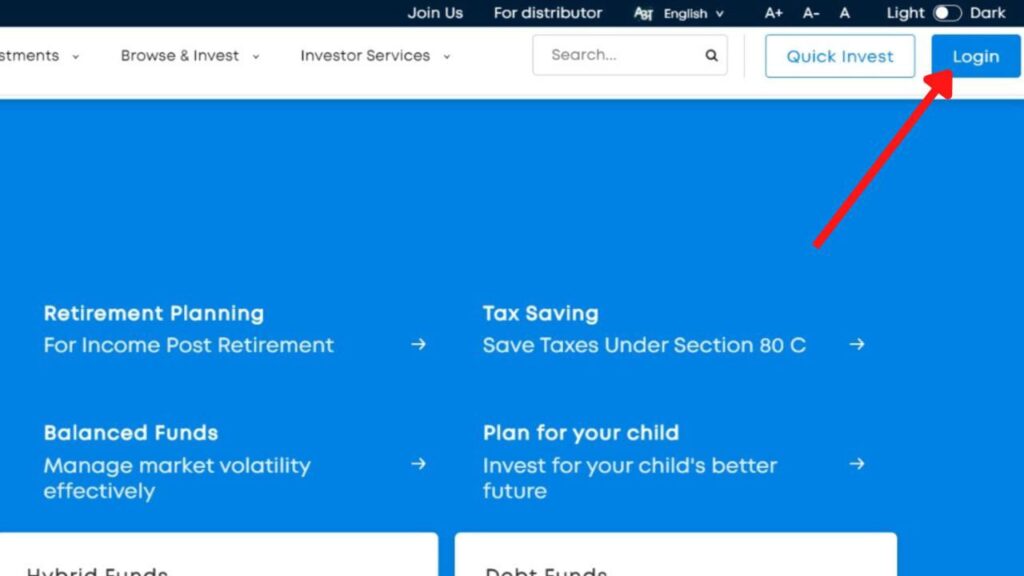 SBI Mutual Fund portal