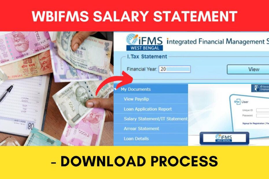 Salary statement download process WBIFMS