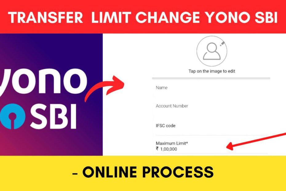 Change transfer limit in Yono SBI online