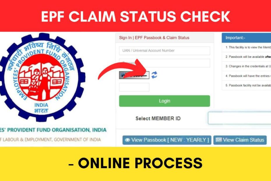 EPF claim status check