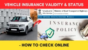 Vehicle insurance validity and status check online