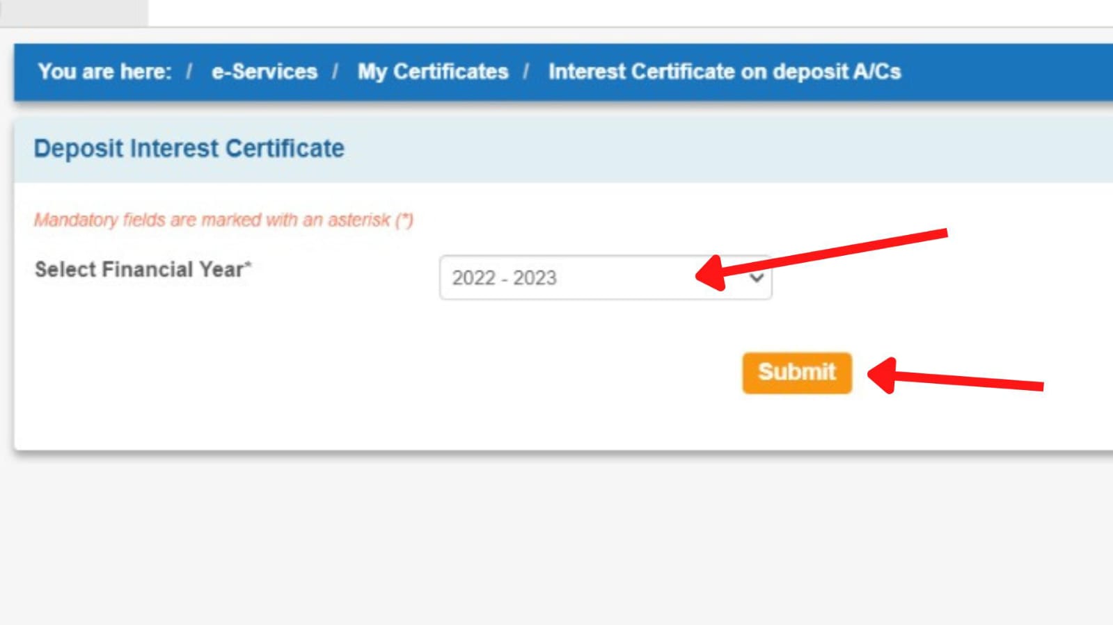 How To Download Interest Certificate From SBI Online how-to-download-interest-certificate-from-sbi-online