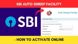 How to activate auto sweep in SBI online