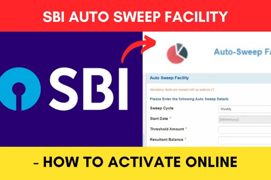 How to activate auto sweep in SBI online