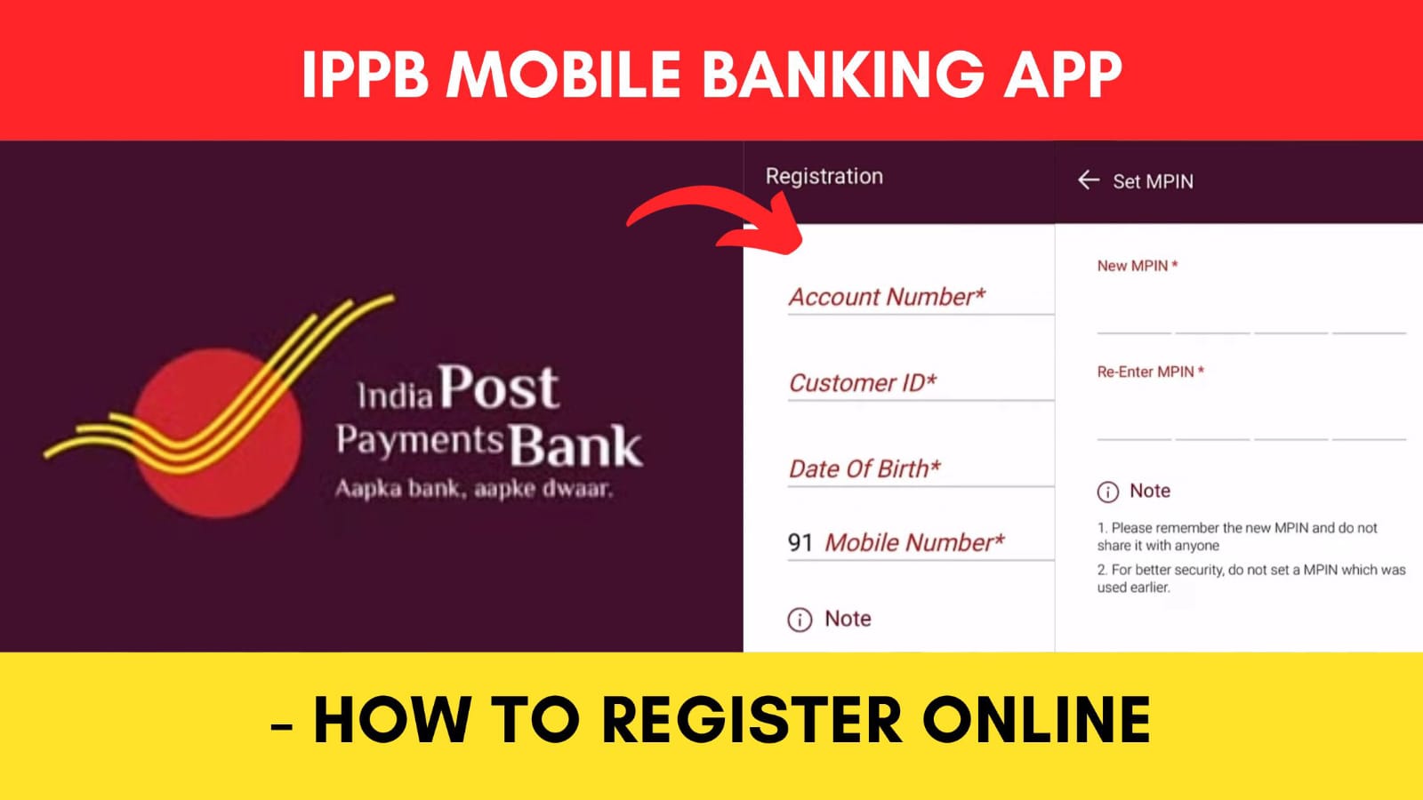 How To Register On IPPB Mobile Banking App Dreamtrix Finance How To Register On IPPB Mobile Banking App Dreamtrix Finance