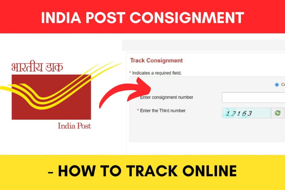 India Post Track consignment process