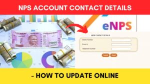 NPS mobile number and email id update