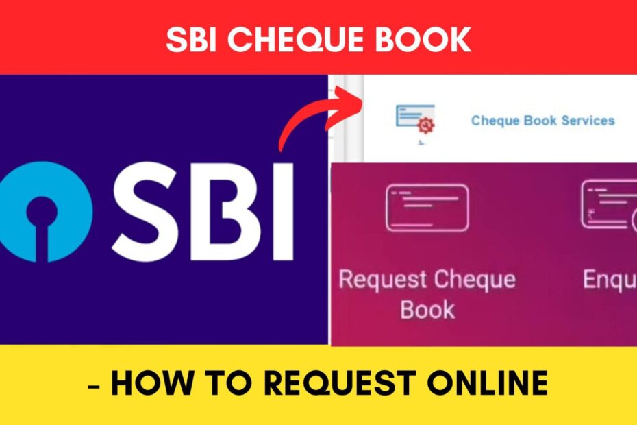 SBI cheque book request process