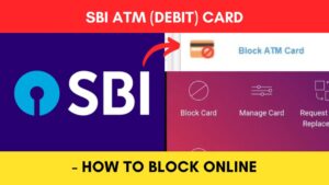 Block SBI ATM card online process