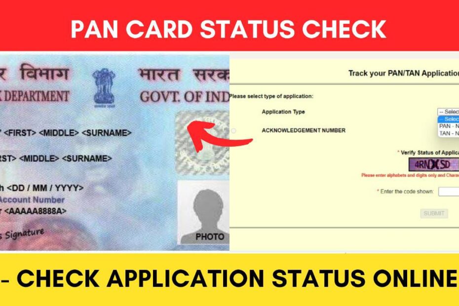 PAN card status check via NSDL
