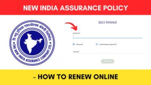 how to renew new india insurance policy online