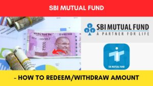 SBI MF amount redeem process