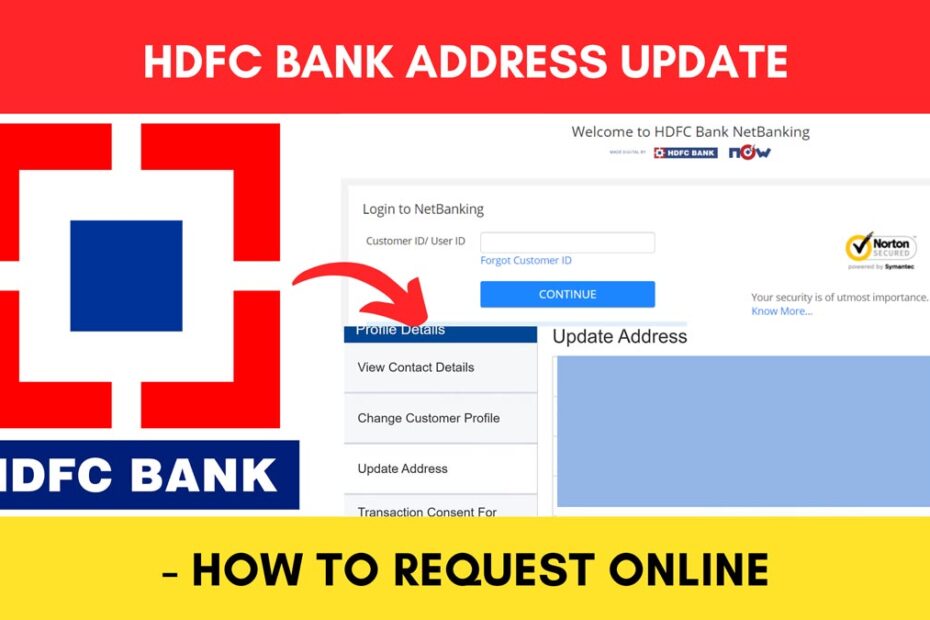 HDFC bank update address process