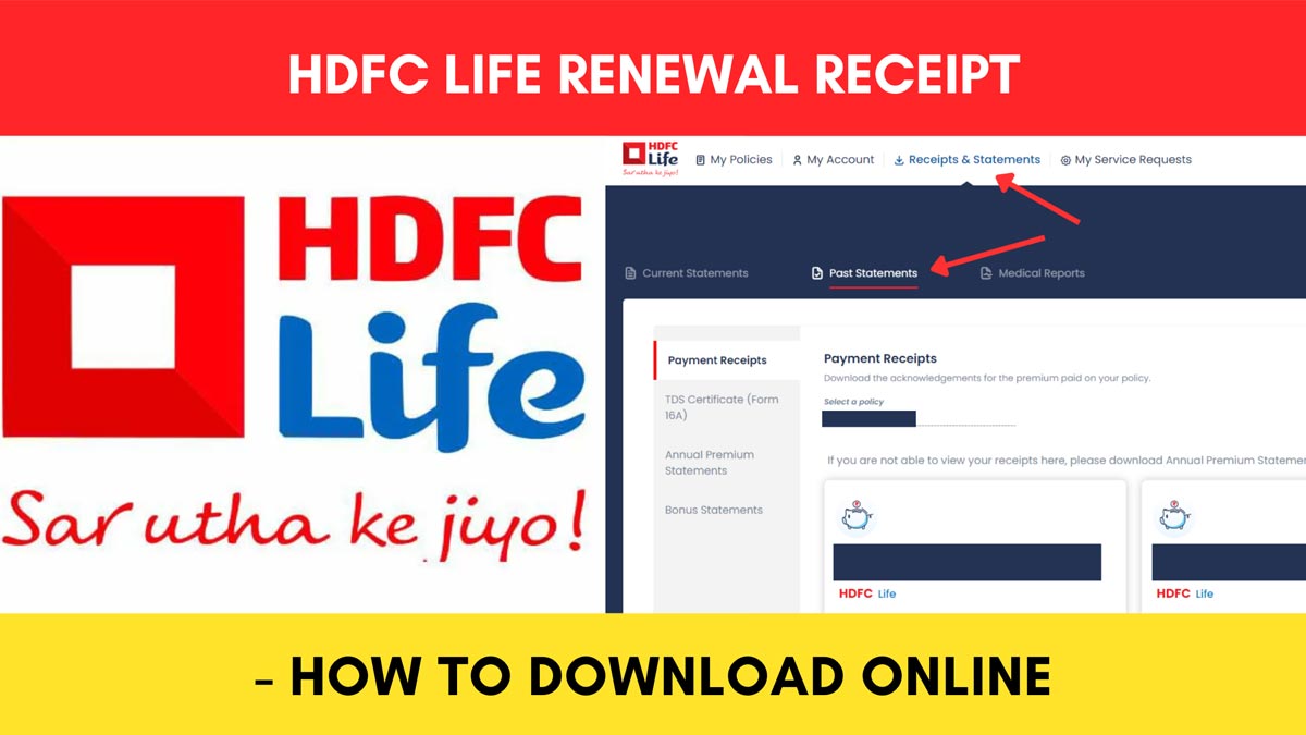 How to download lic premium statement of any year online