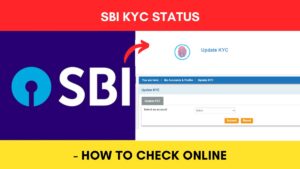 SBI KYC status check process