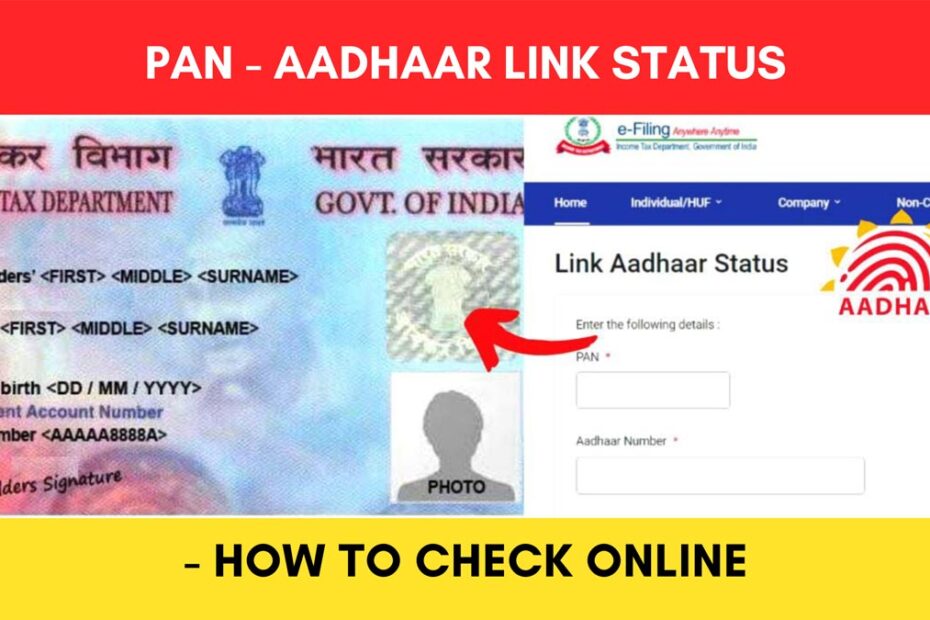 PAN Aadhaar link status check process 1